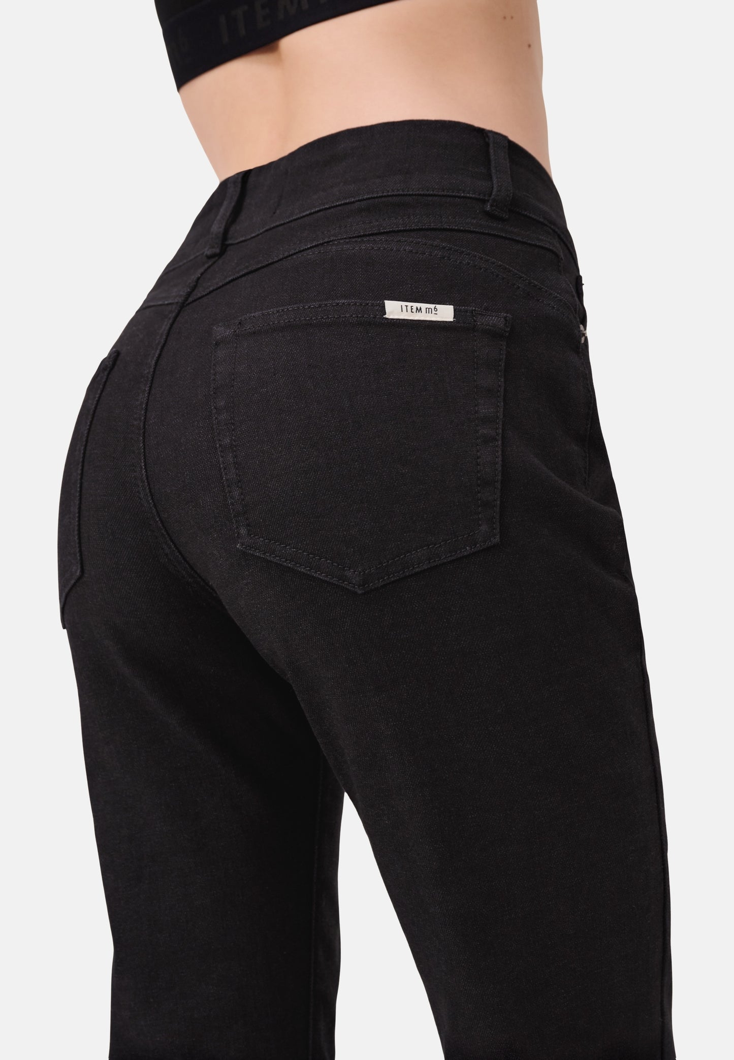 Straight High Rise Denim