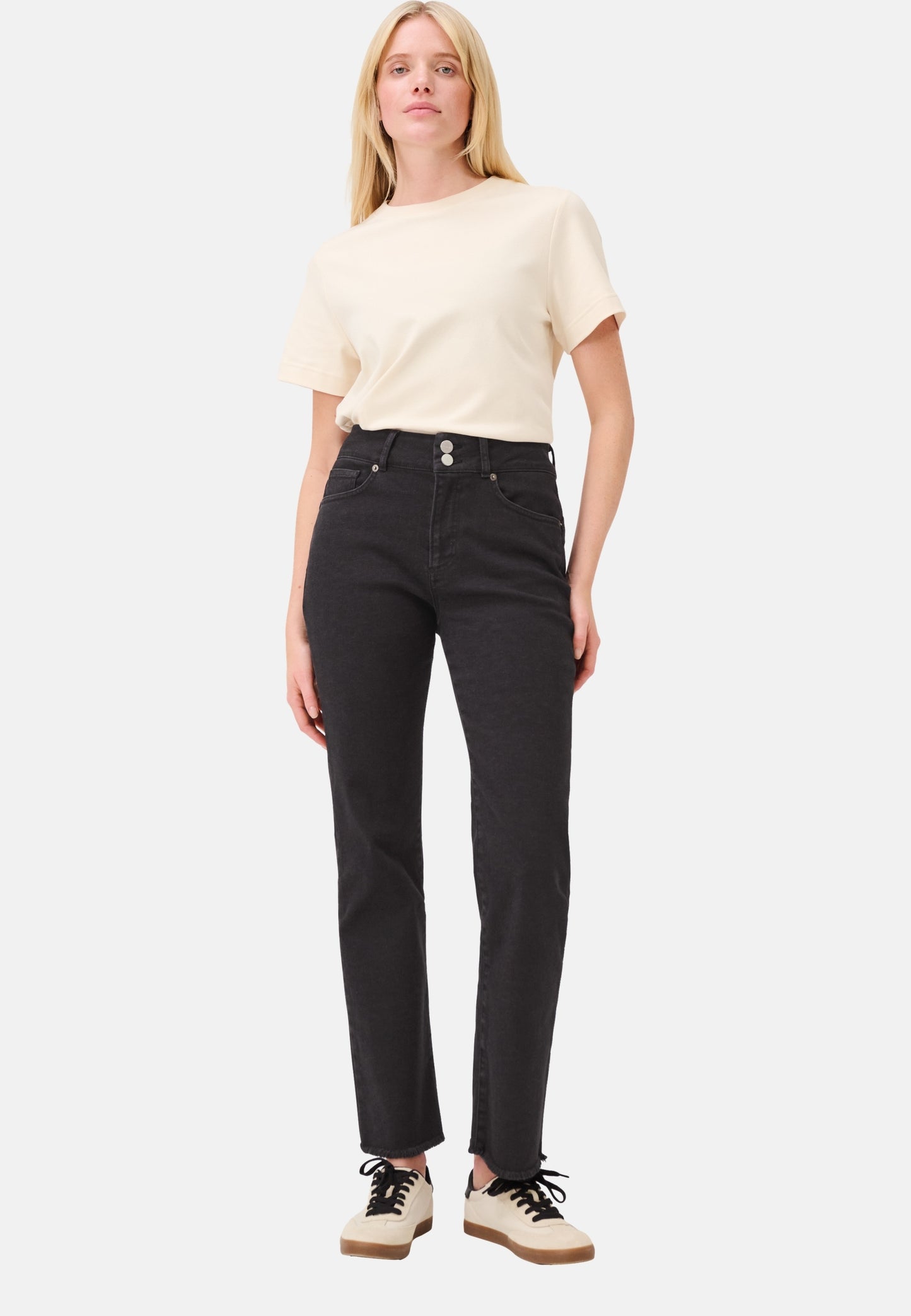 Straight High Rise Denim