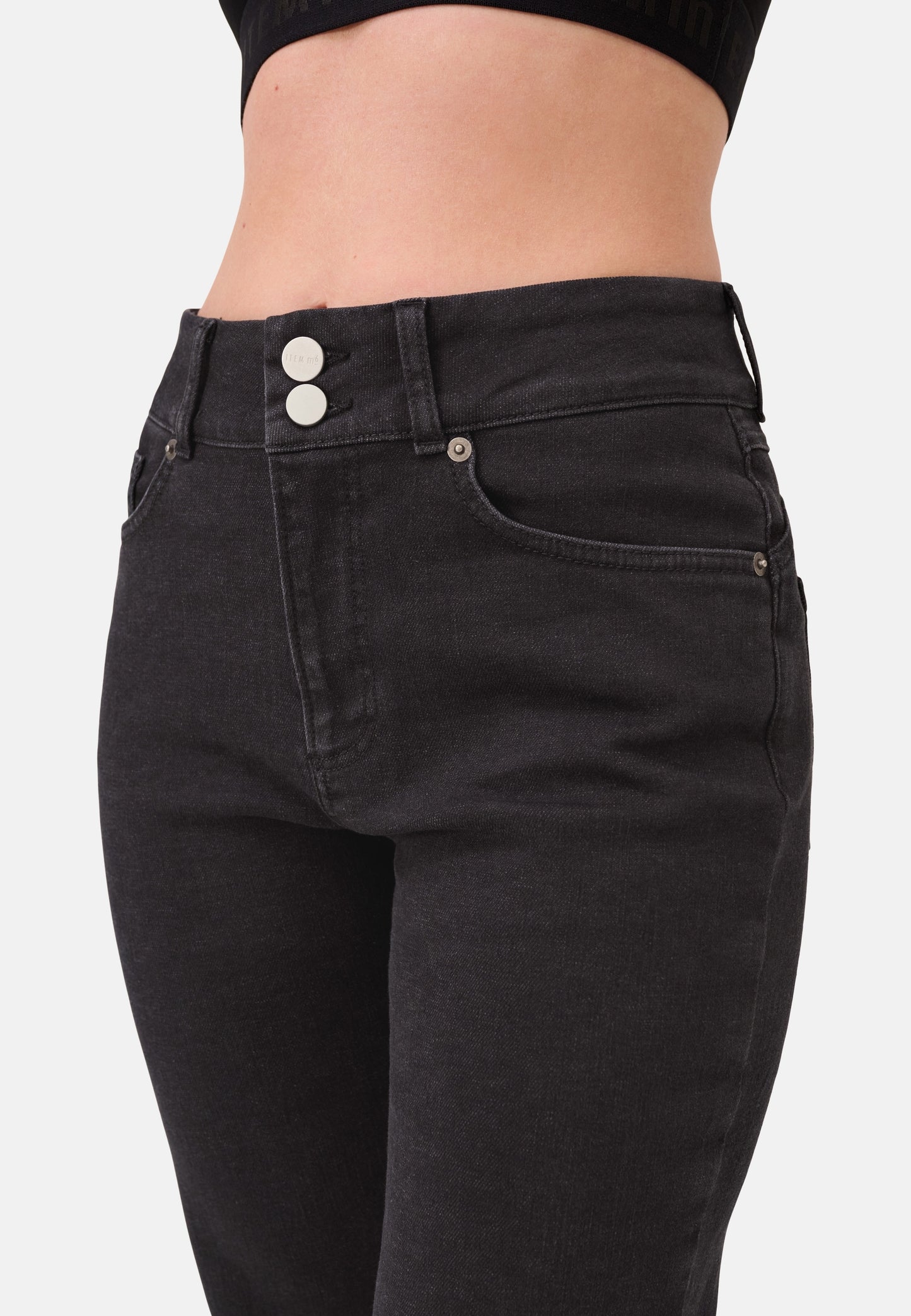 Straight High Rise Denim