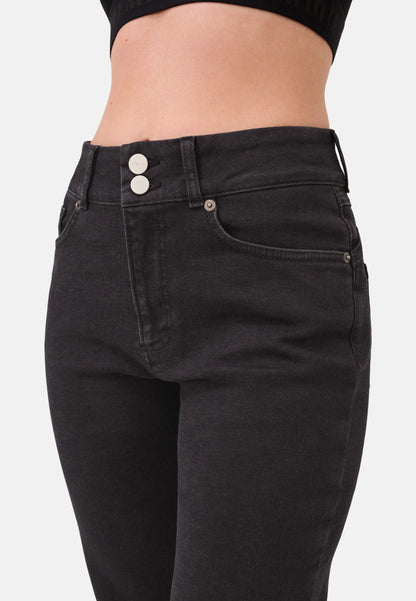 Straight High Rise Denim