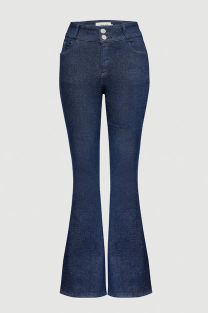 Flared High Rise Denim
